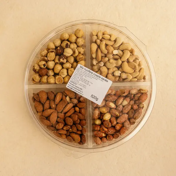 Mix nucifere coapte sarate 520g