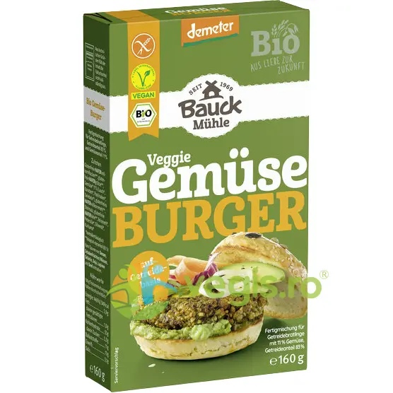 Mix pentru Burger Vegetal Demeter Ecologic/Bio 160g