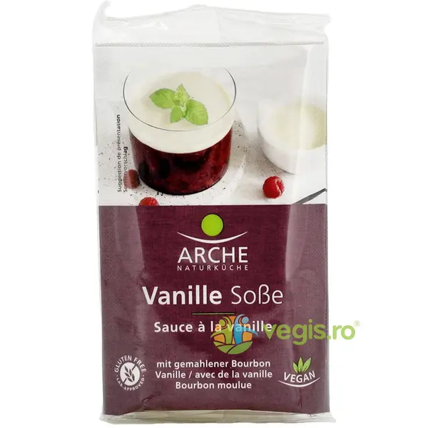 Mix pentru Sos de Vanilie fara Gluten Ecologic/Bio 3x16g