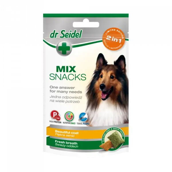 MIX Recompense Blana frumoasa Respiratie proaspata pentru caini, Dr. Seidel, 90g