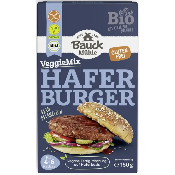 Mix vegan pentru burger din ovaz fara gluten, eco - 150 g