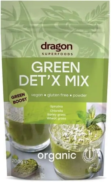 Mix verde detox, 200 g, Dragon Superfoods