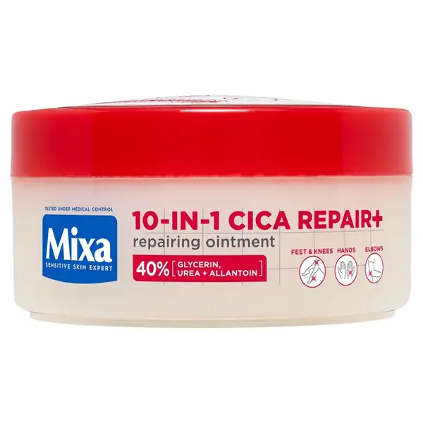 Mixa 10-in-1 Cica Repair+ Repairing Ointment Cremă pentru piele uscată Volum 150 ml