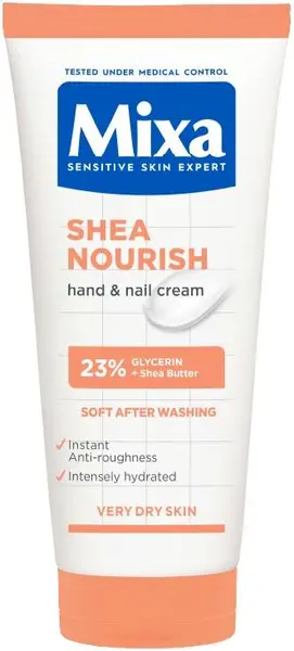 Mixa Cremă de mâini, pentru pielea uscată până la foarte uscată, 100 ml