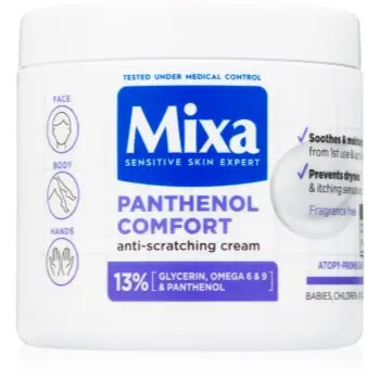 Mixa Panthenol Comfort cremă de corp regeneratoare pentru piele uscata spre atopica