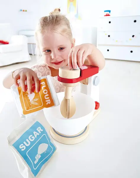 Mixer bucatarie Hape, lemn, multicolor KID019331, la doar 126,00 lei