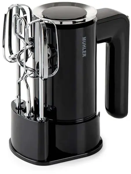 Mixer de mână Muhler – MX-300, 300 W, 5 trepte de viteză, negru