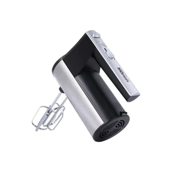 Mixer de mana Vision Chef VMH450W01, 450 W, 5 trepte de viteza + Turbo, Negru/Argintiu