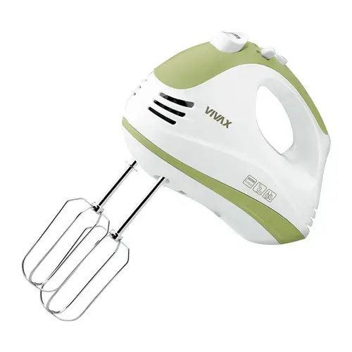 Mixer de mana Vivax HM-303WG, 300 W, 5 viteze, functie turbo, Alb