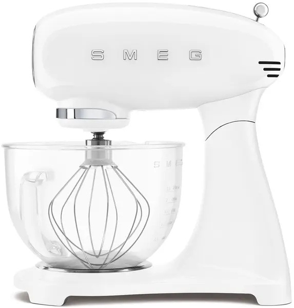 Mixer planetar Smeg - SMF03WHEU, 800W, 10 viteze, alb