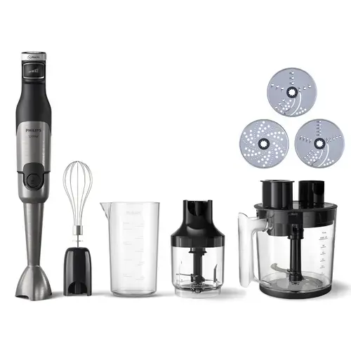 Mixer vertical PHILIPS Seria 5000 HR2685/00, 1.7 l, 1200 W, 2 trepte viteza (Negru/Argintiu)