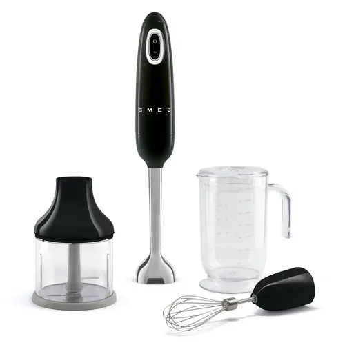 Mixer vertical SMEG Stil anii 50 HBF03BLEU, 700 W, 1.4 l (Negru)