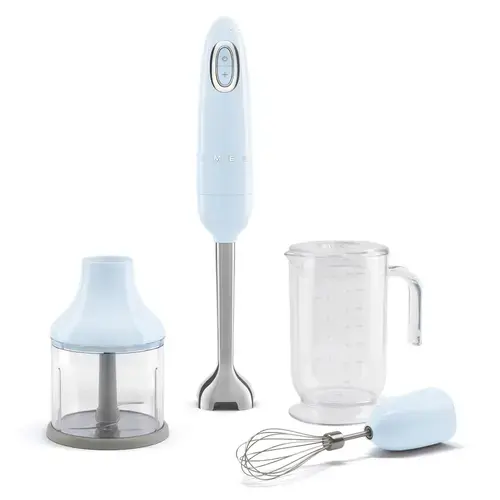 Mixer vertical SMEG Stil anii 50 HBF03PBEU, 700 W, 1.4 l (Albastru)