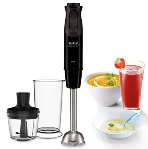 Mixer vertical Tefal OptiChef HB641838, 800 W, 10 Viteze, 0.8 L (Negru)
