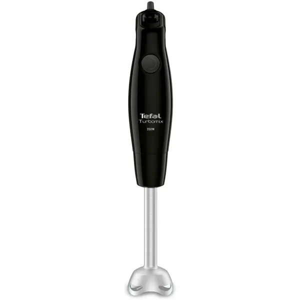 Mixer vertical Tefal Turbomix HB121838, 350W, functii inteligente de protectie, pahar gradat 800 ml, 2 lame detasabile Zelkrom, negru