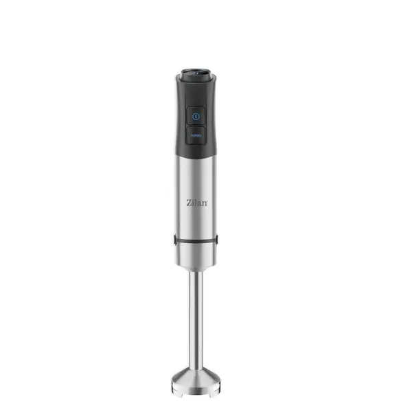Mixer vertical Zilan ZLN3984, Putere 1200W, 12 trepte de viteza, Functie Turbo, Afisaj digital, Inox