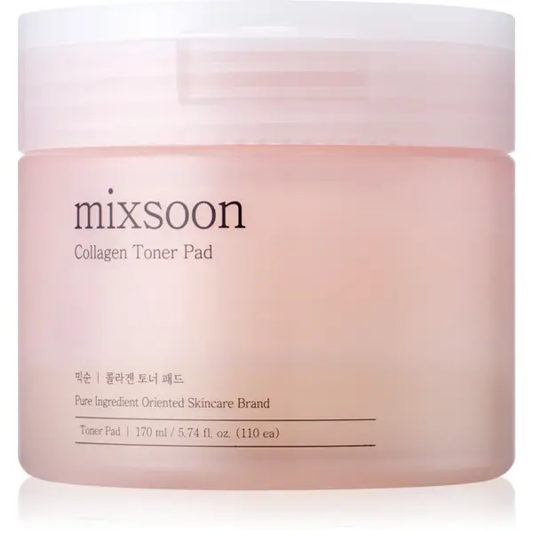 mixsoon Collagen dischete de tonifiere pentru strălucirea și netezirea pielii 110x1 buc