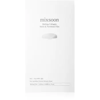 mixsoon Melting Collagen Neck & Forehead Film mască textilă hidratantă pentru față și gât