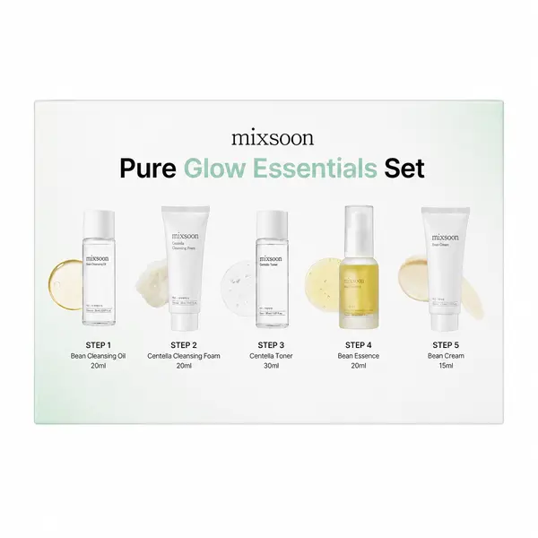 Mixsoon - Pure Glow Essentials Set, 5 items