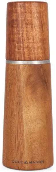 Moară de sare Cole & Mason - Marlow Acacia, 18,5 x 6 cm, lemn de acacia