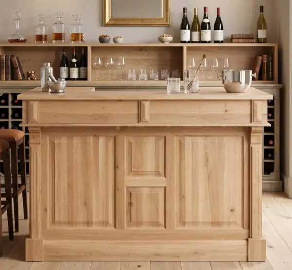 Mobilier cafenea 160 cm lungime – stejar cu finisaj Ceruit