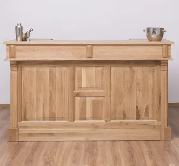 Mobilier cafenea 180 cm lungime – stejar cu finisaj Lacuit