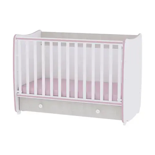 Mobilier Dream New 60x120cm, lemn, Alb/Roz