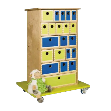 Mobilier educational - Dulap pentru invatarea fractiilor