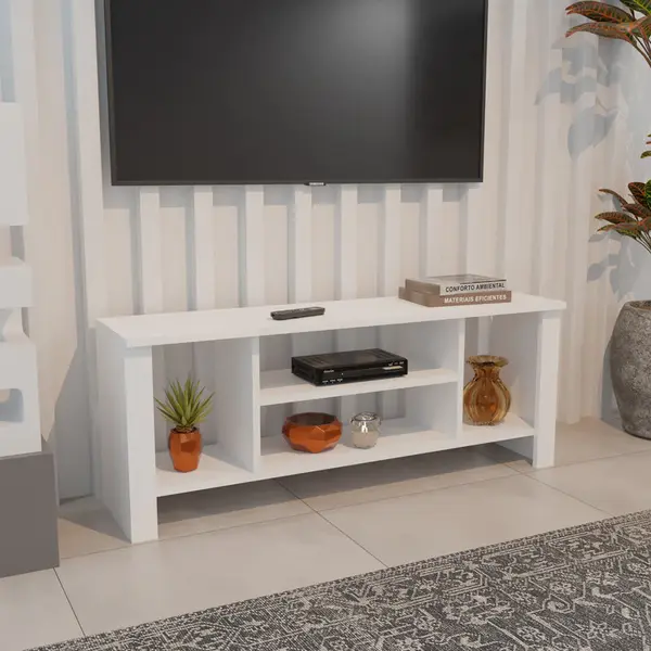 Mobilier TV cu rafturi Seref, Antracit, 120x30x47 cm