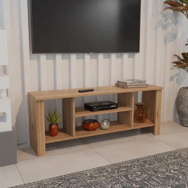 Mobilier TV cu rafturi Seref, Antracit, 120x30x47 cm