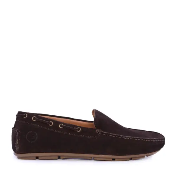 Mocasini barbati Benvenuti maro din piele intoarsa 909bm7617vm