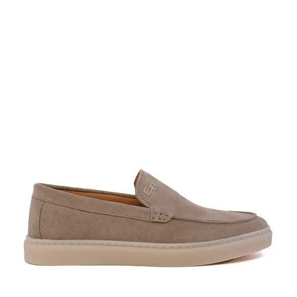 Mocasini bărbați Enzo Bertini Premium Collection bej din piele întoarsă 1641BM232210VBE