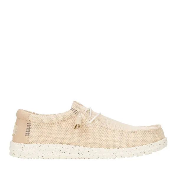 Mocasini ușori bărbați HeyDude Wally Stetch Sox bej 3091BM41898BE