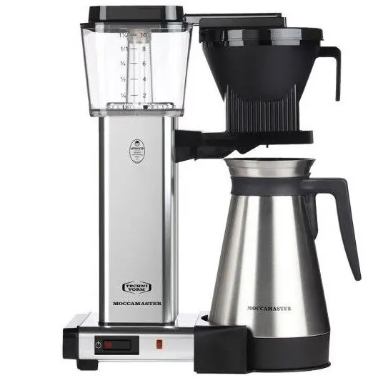 MOCCAMASTER Filtru Profesional De Cafea Moccamaster KBGT 741, 1520W, 1.25L, Inox