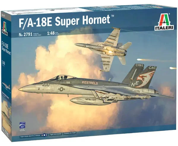 Model asamblabil Italeri Militare: Avioane - Avion de luptă american multirol Boeing F/A-18E Super Hornet