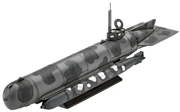Model asamblabil Revell Militar: Nave - Submarin german Molch, 35 piese