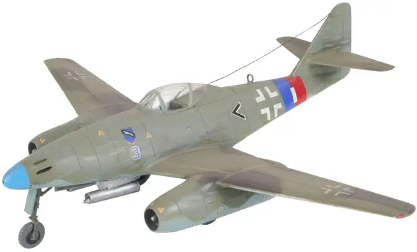 Model asamblat a unei aeronave militare Revell - Me 262 A1a (04166)