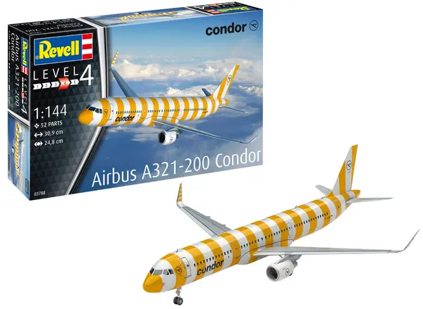 Model asamblat Revell Modern: avioane - Airbus A321-200 Condor
