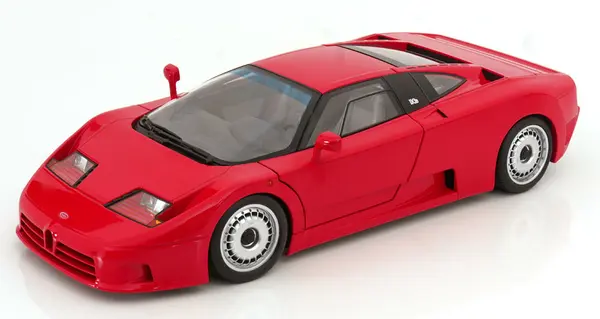 Model colecționar KK Scale Contemporary: Automobile - Bugatti EB110 (Red) (1991)
