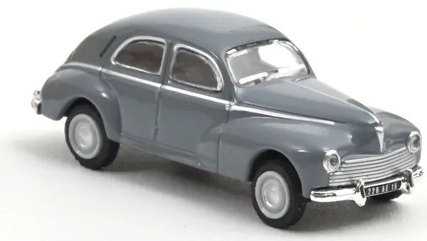 Model colecționar NOREV Modern: Automobile - Peugeot 203 (Gris-Bleu) (1955)