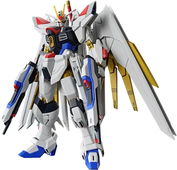 Model de asamblat Bandai Cosmic: Mobile Suit Gundam - Mighty Strike Freedom Gundam (1/144) (HG) (Cosmic Era)