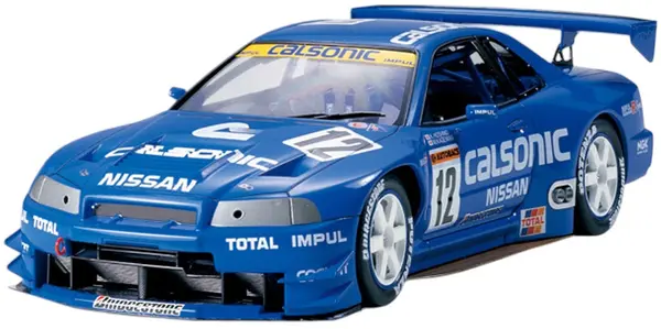 Model de asamblat TAMIYA Curse: Mașini - Calsonic GT-R (R34)