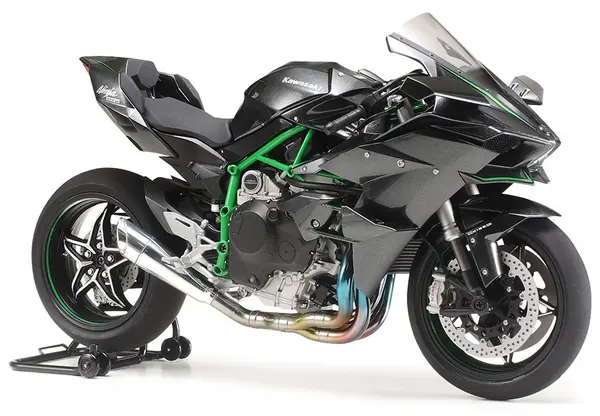 Model de asamblat Tamiya Modern: Motociclete - Motocicletă Kawasaki Ninja H2R