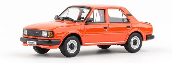Model de colecție Abrex Contemporary: Automobile - Skoda 120L (1984) - Orange Brilliant