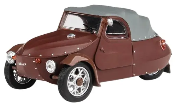 Model de colecție Abrex Modern: Mașini - Velorex 16/350 (1966), Brown/Grey/Brown