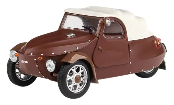 Model de colecție Abrex Modern: Mașini - Velorex 16/350 (1966), Brown/Light Grey/Brown