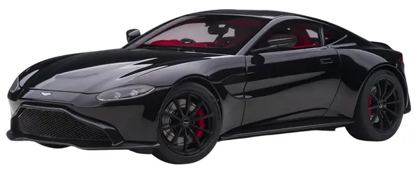 Model de colecție AUTOart Modern: Automobile - Aston Martin Vantage 2019 (jet black) (composite model/full openings)