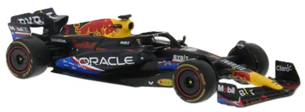 Model de colecție BBURAGO Mașini de curse - Red Bull RB19, #1, Oracle Red Bull Racing, Red Bull, Formula 1, GP Austin 2023