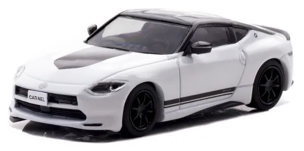Model de colecție Carnel Modern: Automobile - Nissan Fairlady Z Version ST Ediție personalizată, alb prismă/negru super, 2023