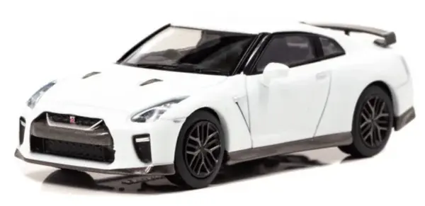 Model de colecție Carnel Modern: Automobile - Nissan GT-R Limited la 50 de unități Ediție Specială (R35), perlat alb strălucitor, 2019